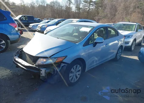 2012 Honda Civic Lx из США, поврежденный, VIN JHMFB2F57CS002550